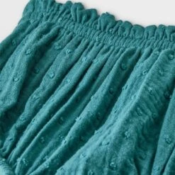 Baby Girls' Gauze Clipspot Ruffle Yoke Top & Bottom Set - Cat & Jack™ Dark Green -Cat & Jack Sales Store GUEST cd5770c4 495b 45d6 9ba5 562ed1db3b91