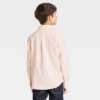 Boys' Long Sleeve Twill Button-Down Shirt - Cat & Jack™