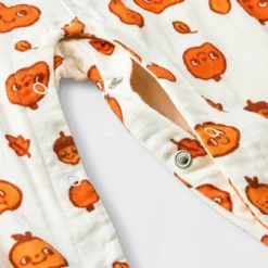 Baby Autumn Gauze Long Sleeve Romper - Cat & Jack™ Cream -Cat & Jack Sales Store GUEST d0ed093c edf6 4602 83eb b30b7ae3f3f3