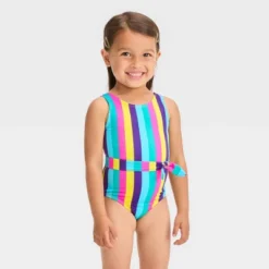 Toddler Girls' Striped Belted One Piece Swimsuit - Cat & Jack™ -Cat & Jack Sales Store GUEST d1421a61 0631 4584 9813 9ad053b6ed11