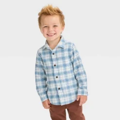 Toddler Boys' Long Sleeve Flannel Shirt - Cat & Jack™ -Cat & Jack Sales Store GUEST d48d53fb bd43 4cd3 bf78 1f9ea51aabc6