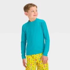 Boys' Solid Rash Guard Top - Cat & Jack™ Turquoise Green 7 Boys' Solid Rash Guard Top - Cat & Jack™ Turquoise Green -Cat & Jack Sales Store GUEST d4e5aa9e ae9e 4663 8932 dcc264c1244d