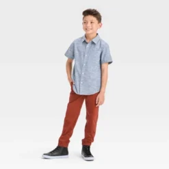 Boys' Short Sleeve Polka Dots Button-Down Shirt - Cat & Jack™ Blue 6 Boys' Short Sleeve Polka Dots Button-Down Shirt - Cat & Jack™ Blue -Cat & Jack Sales Store GUEST dda2de32 1d04 4263 b15d 6a333c59843d