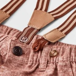 Baby Boys' Jaspe Flannel Suspender Set - Cat & Jack™ Cream -Cat & Jack Sales Store GUEST e27a8ea4 923c 481c 9c24 6a12a0b070bc