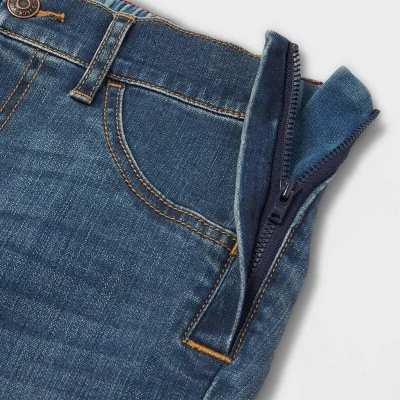 Boys' Adaptive Jeans - Cat & Jack™ Medium Wash 4 Boys' Adaptive Jeans - Cat & Jack™ Medium Wash - Image 2