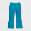 Girls' Adaptive Velour Flare Pull-On Pants - Cat & Jack™ Teal Blue -Cat & Jack Sales Store GUEST e767f5fc 87b4 495b 9a5e 53293988131f