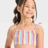 Girls' Rainbow Striped Bikini Set - Cat & Jack™ -Cat & Jack Sales Store GUEST e952bc45 804f 4505 b218 668c5c353b91