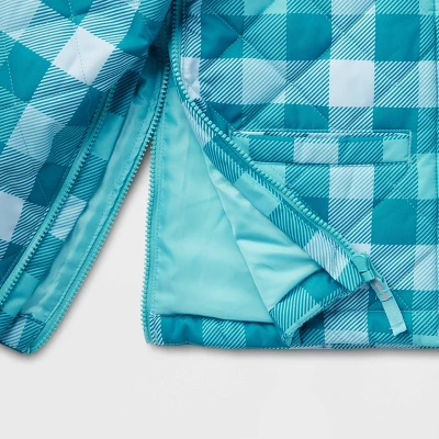 Girls' Adaptive Quilted Jacket - Cat & Jack™ 5 Girls' Adaptive Quilted Jacket - Cat & Jack™ - Image 3
