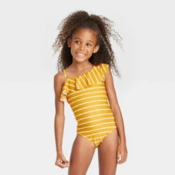 Girls' Striped One Piece Swimsuit - Cat & Jack™ Yellow -Cat & Jack Sales Store GUEST eb0e9c32 f06f 45a6 bd4a 7a7fd8ab3971