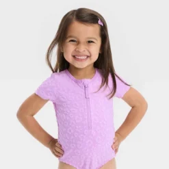 Toddler Girls' Solid Textured One Piece Swimsuit - Cat & Jack™ Purple 7 Toddler Girls' Solid Textured One Piece Swimsuit - Cat & Jack™ Purple -Cat & Jack Sales Store GUEST ec5c6102 7465 4a10 8899 94e69189b400