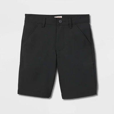 Boys' Uniform Chino Shorts - Cat & Jack™ Black 5 Boys' Uniform Chino Shorts - Cat & Jack™ Black - Image 3