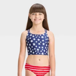 Girls' 'Americana Darling' Midkini Swimwear Set - Cat & Jack™ -Cat & Jack Sales Store GUEST f05e5028 a306 4052 b7fe fb4f06c8382b