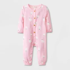 Baby Girls' Ghost Gauze Long Sleeve Romper - Halloween - Cat & Jack™ Light Pink -Cat & Jack Sales Store GUEST f19f22a0 47f6 4183 bfc9 1508b44b5f15