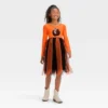 Girls' Adaptive Long Sleeve Sequin Halloween Tulle Dress - Cat & Jack™ Orange -Cat & Jack Sales Store GUEST fc268ab0 1154 43d0 a0e9 049b67a121bb