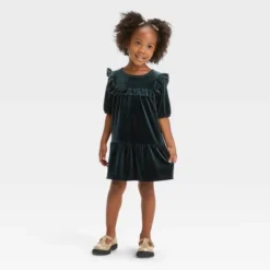 Toddler Girls' A-Line Short Sleeve Dress - Cat & Jack™ Black -Cat & Jack Sales Store GUEST fd749cc1 1654 4cef b5f4 4e0c7a4a1889