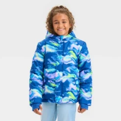 Girls' Abstract Puffer Jacket - Cat & Jack™ -Cat & Jack Sales Store GUEST ff4efc0e 3394 4dd3 889b 89802b5802dc